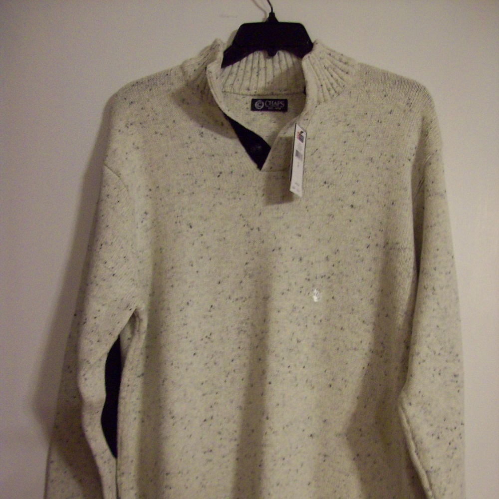 Chaps Men's XL Sagamore Patched Elbow Sweater